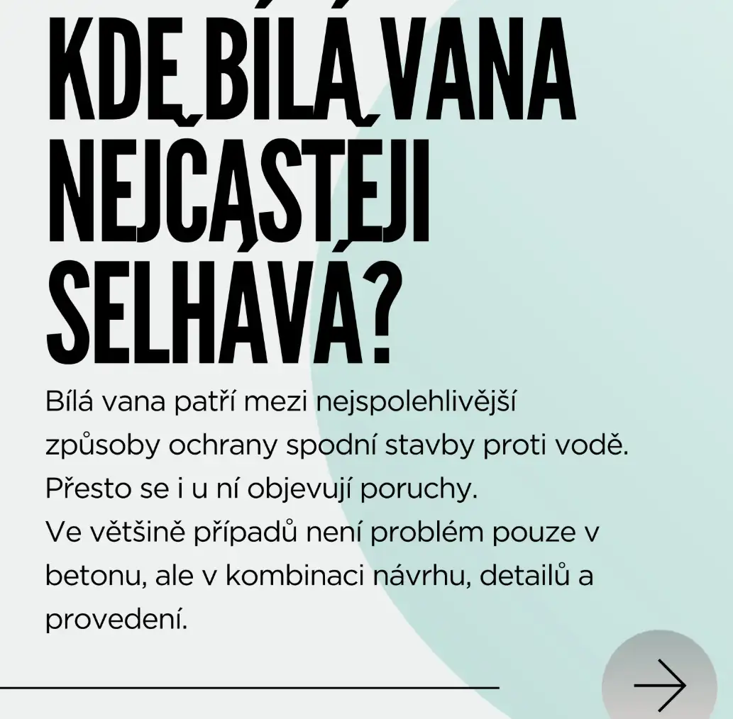 Když začne zatékat